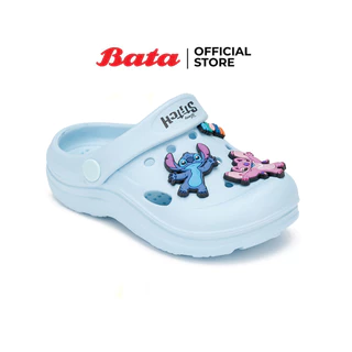 Bata บาจา รองเท้าแตะแบบสวมเปิดส้น ลายสติทซ์ สำหรับเด็กผู้หญิง รุ่น ARB-003 สีน้ำเงิน รหัส 1519292