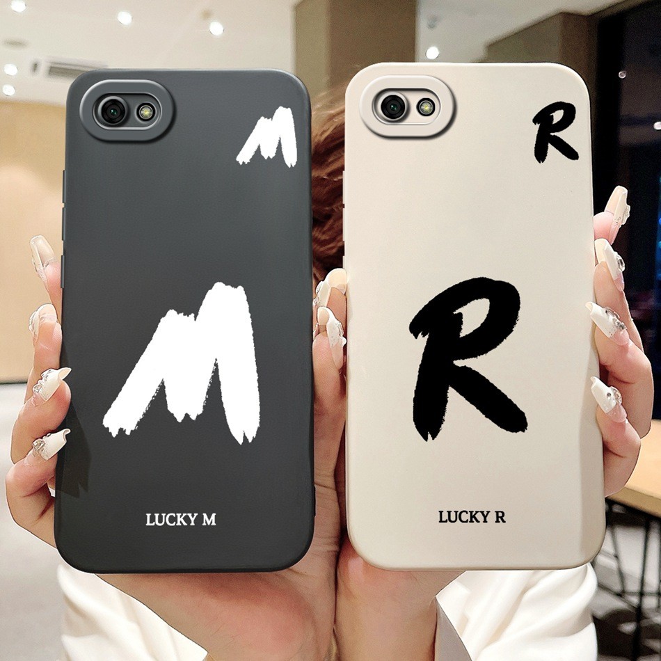 สําหรับ Vivo Y81 Y81i Y81S Y83 Y83A 1803 1808 1808i 1812 Lucky จดหมายเริ่มต้นเคสโทรศัพท์เลนส์ป้องกันซิลิโคนอ่อนนุ่มกรณี