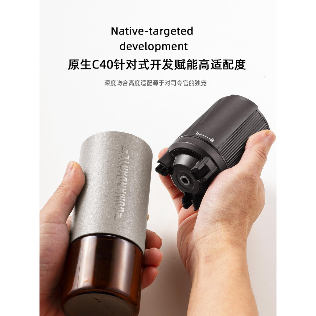 [แนะนํา] Coffee Power Commander c40 เครื่องเจียรโมดูลไฟฟ้า Hand-Cranked to Electric MK4 อุปกรณ์เสริมกาแฟเครื่องบดไฟฟ้า