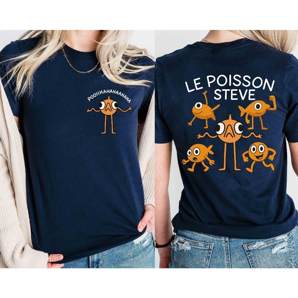 🐈HOT เสื้อ Le Poisson Steve เสื้อยืด Fish Le Poisson Steve Unisex🌟