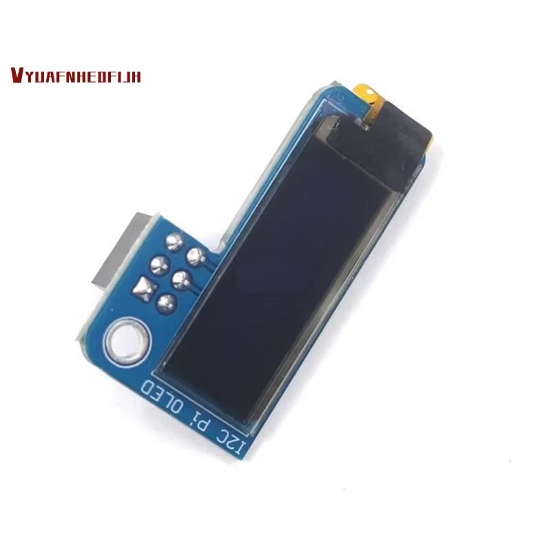 PiOLED I2C 0.91 นิ้วโมดูล OLED 0.91 นิ้ว 128x32 I2C IIC สําหรับ RPI 1, B+, 2, 3 และ Zero