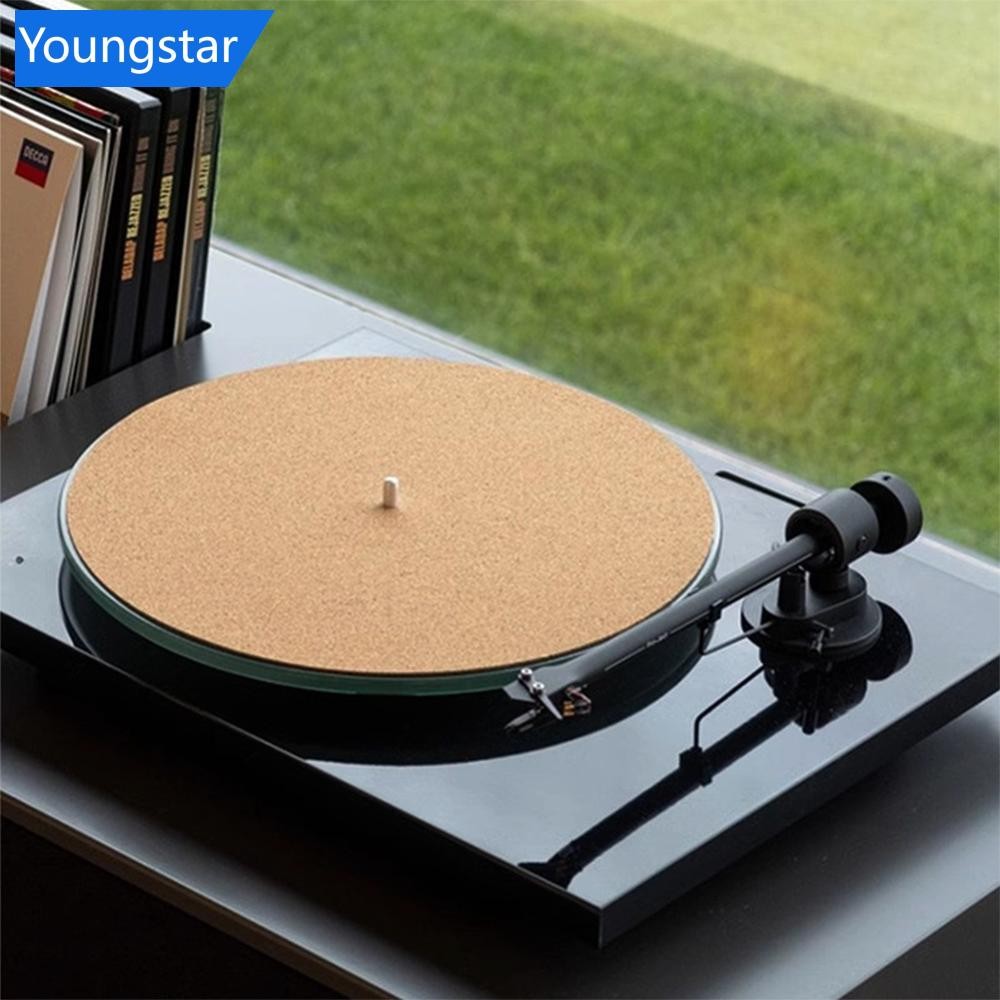 FYY 12in แผ่นบันทึก Soft Cork Anti-Static ไวนิล Turntable Slipmat Pad เส้นผ่านศูนย์กลาง 297 มม.คอนโทรลเลอร์เสียง Phonograph อุปกรณ์เสริม