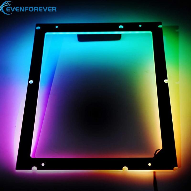 EV เมนบอร์ด Backplate Light Emitting Back-Plane 5V 3 Pin ARGB Desktop Decor โคมไฟ StripATX MATX ITX 