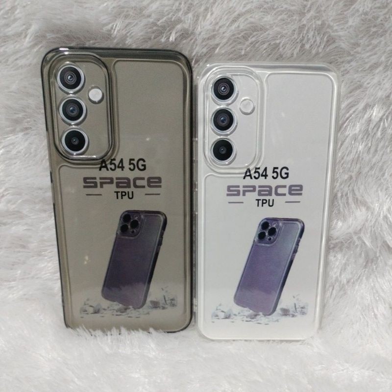 SoftCase Casing Samsung A54 5G Silicone Clear Transparent TPU Space Df Store