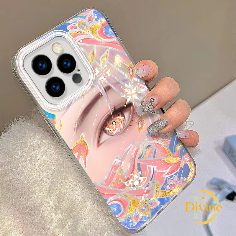 เคสสําหรับ IPhone B715 Pro Max 11 12 13 14 Pro Max X XR XS Max 7Plus 8Plus เคสโทรศัพท์การ์ตูนกลวง Yu
