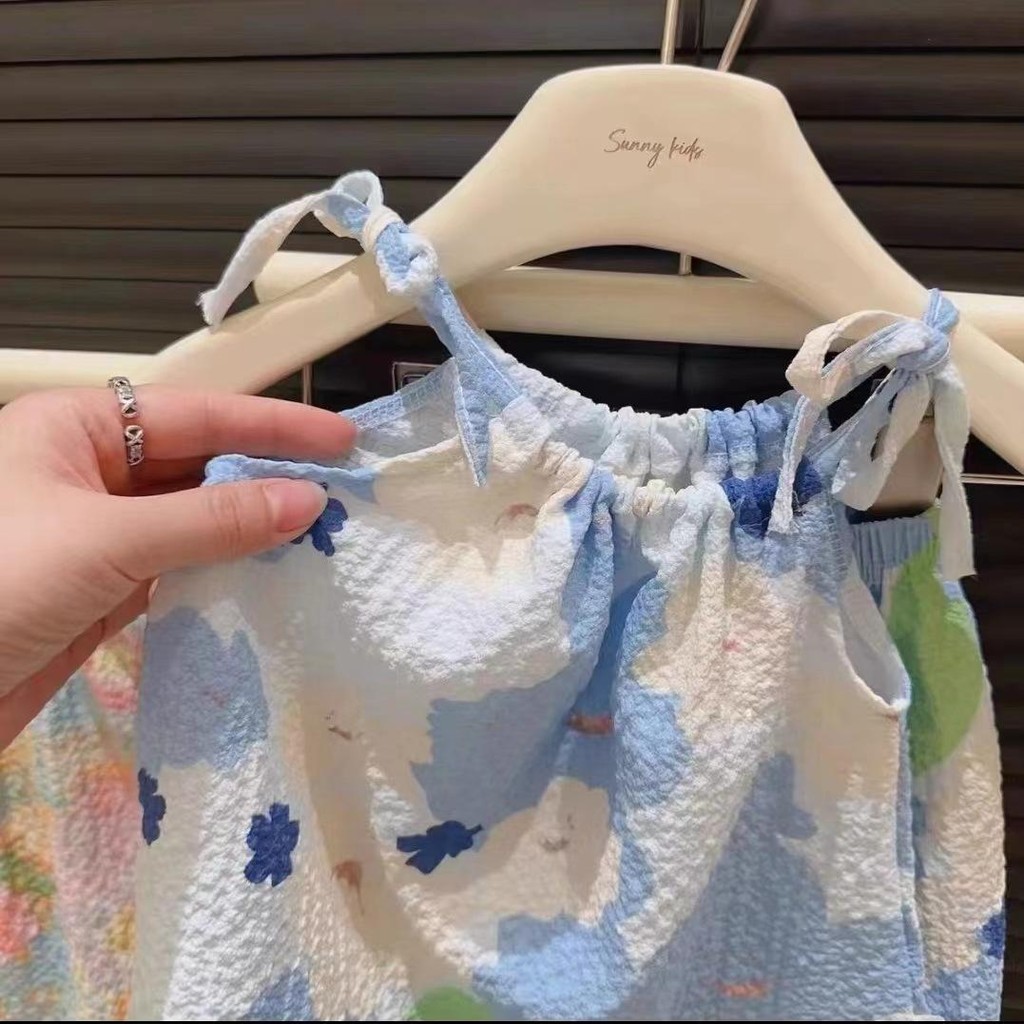 ชุดลูกสาวน่ารักๆ ชุดเดรสลายดอูก ชุดเดรสเด็กผู้หญิง เดรสลายดอกไม้น่ารัก เนื้อผ้าดี ใส่สบายDA-F - รูปที่ 5