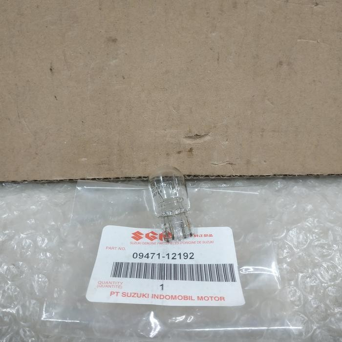 09471-12192 หลอดไฟเบรก 12V 21/5W (ใส) G.Vitara, SX4, Jimny ฯลฯ ราคาต่อพีซี