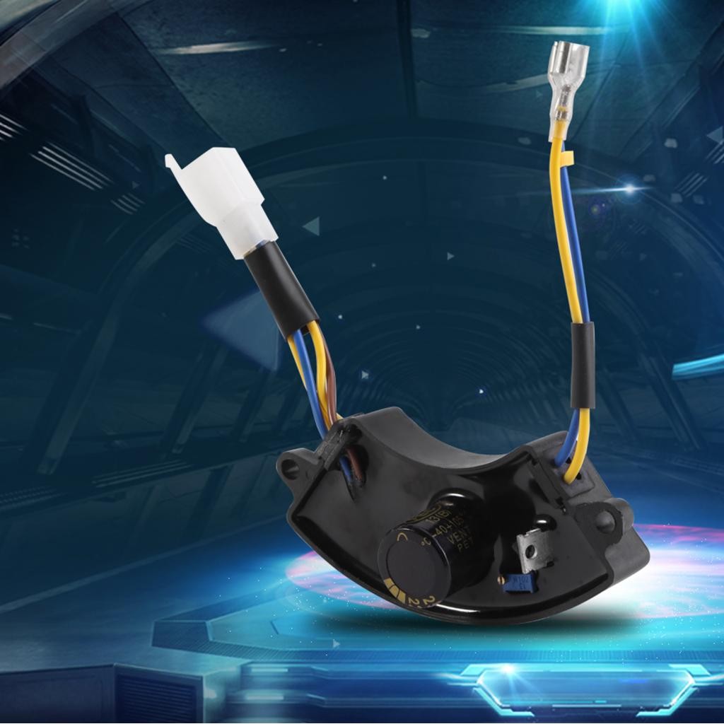 Supergoodsales-ph ทรง Arc 250V 220?F AVR ปรับแรงดันไฟฟ้าอัตโนมัติสําหรับ 2KW-3KW 168F เบนซินไฟฟ้า