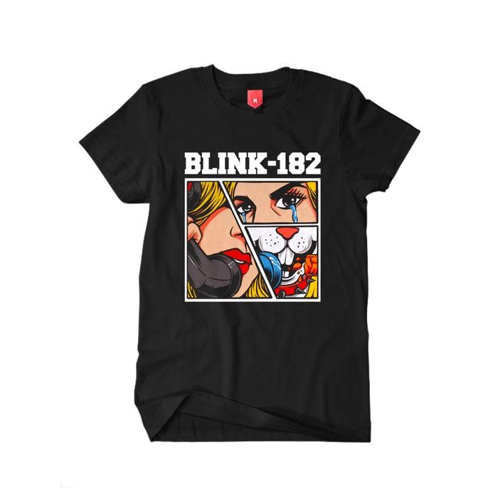 BLINK 182 BAND T-SHIRT PUNK ROCK MUSIC DISTRO CLOTHES สําหรับผู้ชายและผู้หญิง