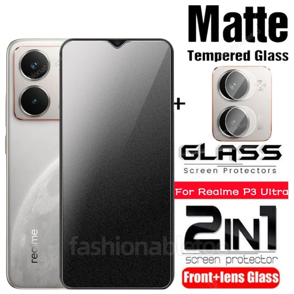 Realme P3 Ultra 9H Matte Screen Protector กระจกนิรภัยสําหรับ Realme P3 Ultra P 3 RealmeP3 Ultra Real