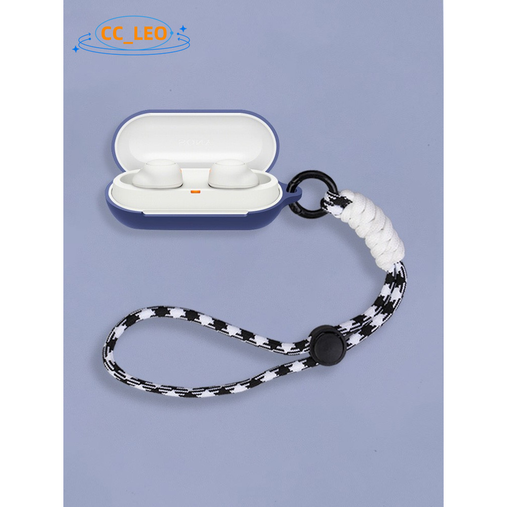 For Sony WF-C710N Case Sony WF-C510 Solid Color Silicone Soft Case Sony WF-C510 Shockproof Shell Cas