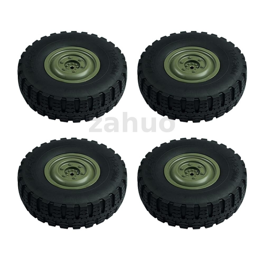 4PCS LDR/C LDP06 1/12 Unimog RC รถยางอะไหล่ล้อ L0049G L0049Y ยานพาหนะรุ่นอะไหล่อุปกรณ์เสริม