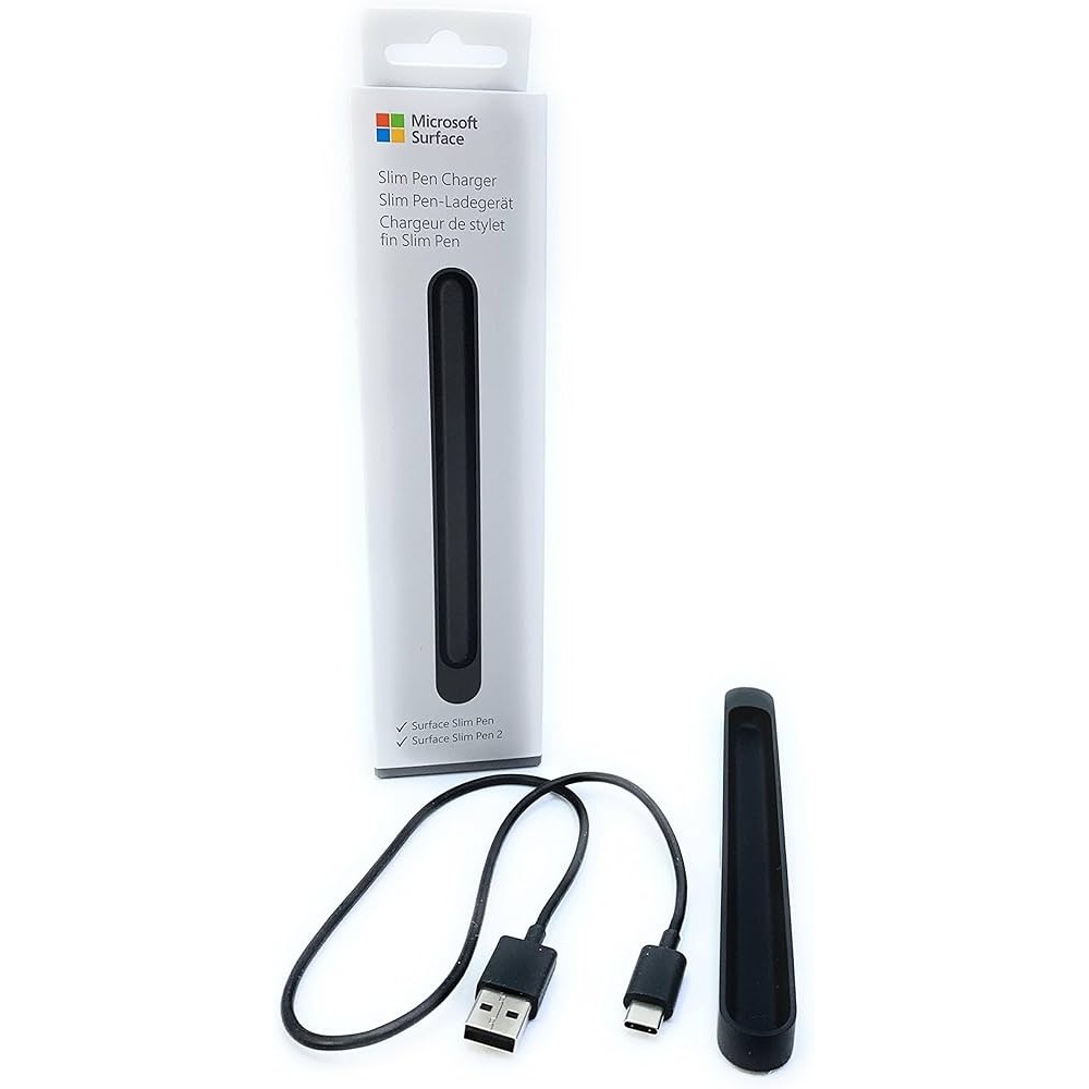 Microsoft Surface Slim Pen 2 - สีดํา - 8WV-00005 แท็บเล็ตเครื่องชาร์จ