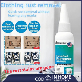 Fabric Rust Stain Remover Clothes Cleaner Drop for Clothing Cleaning Rust Remover for Clothes