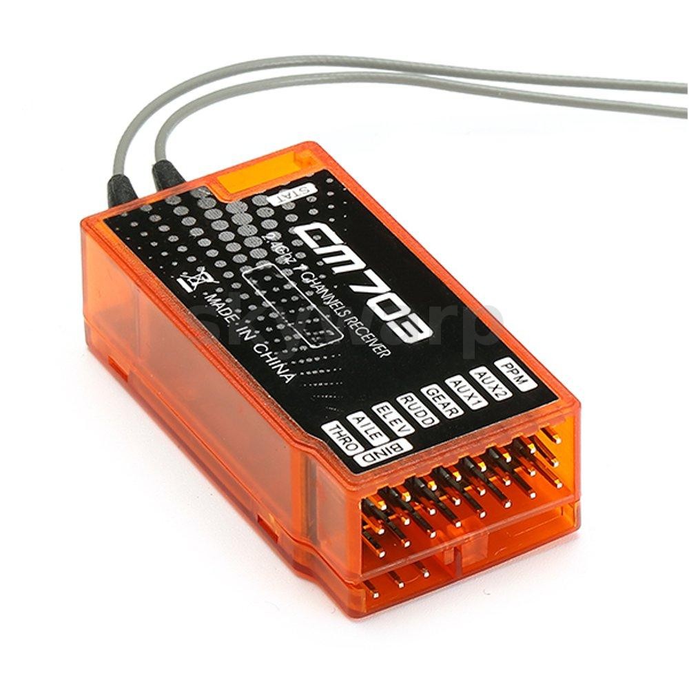 CM703 2.4G 7CH RC Receiver พร้อมเอาต์พุต PPM สําหรับโดรน RC