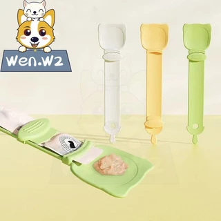 wen.W2 ช้อนบีบอาหาร แมวเลียแบบพกพา ช้อนป้อนอาหารสัตว์ แมว สุนัข