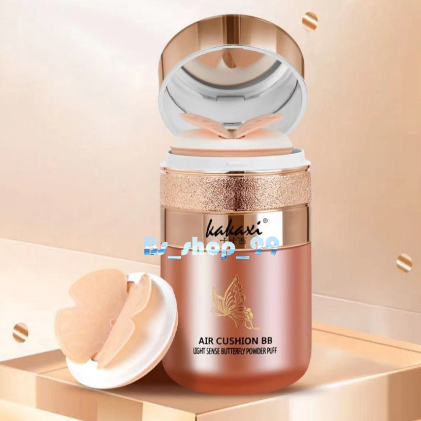 คุชชั่นผีเสื้อ​ Kakaxi air cushion BB คุชชั่นกันน้ำ รองพื้นกันเหงื่อ คุมมันทั้งวัน เนื้อเนียน