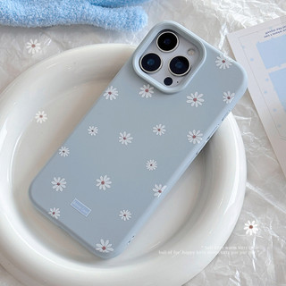 Ins สไตล์เดซี่สดดอกไม้เล็กๆ anti-drop เคสโทรศัพท์ tpu สําหรับ apple iphone11 12 13 14 15 16pro max plus