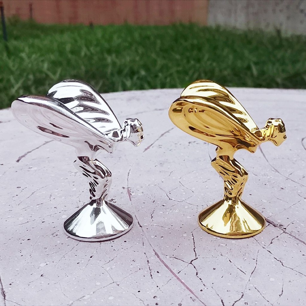 โลโก้รถ Rolls-Royce Little Golden Man Rolls-Royce Littl Rolls-Royce Little Golden Man โลโก้รถดัดแปลง