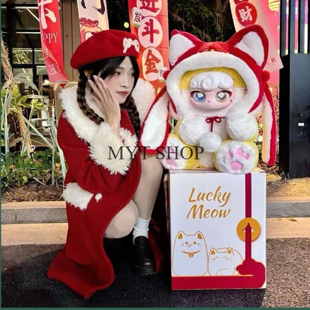 ตุ๊กตา Ciaoka Lucky Meow Lucky meow 600% Limited สินค้าพร้อมส่งในไทย สินค้าของแท้100%