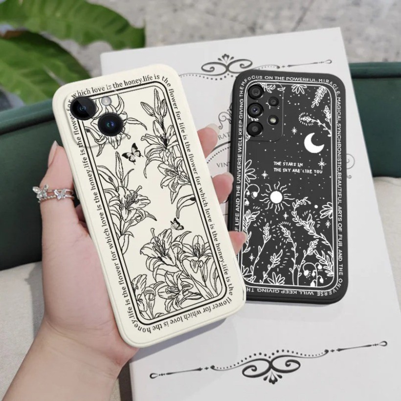 Moon Snowflakeเคสโทรศัพท์สําหรับHuawei Nova 13i 7i 3i 4e 5T Y70 Y71 Y72 Y7A Y9S Y9 Prime 2019 กันกระ