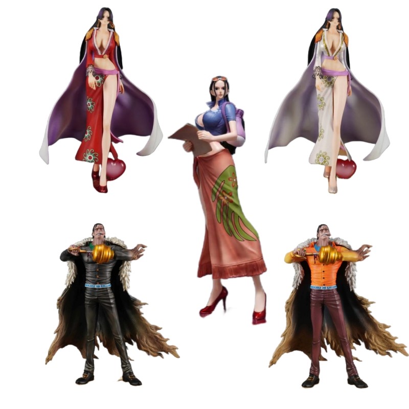 One Piece Chracters Boa Hancock/Nico Robin/Sir จระเข้รูปปั้นรูปของเล่นสะสมสําหรับแฟนเด็กผู้ใหญ่