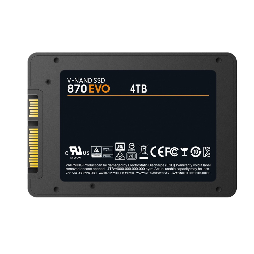 ไดรฟ์โซลิดสเตต SSD ในตัว 8 ซม. 870EVO เกียร์ความเร็วสูง 1TB/2TB/4TB