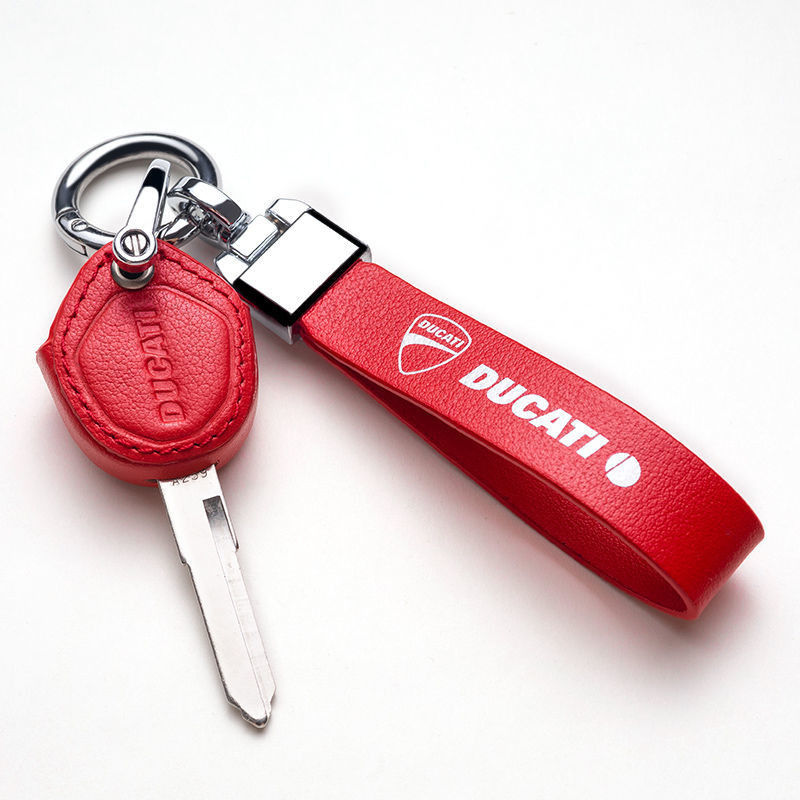 2022 ใหม่ Ducati Key Case 950 Lingsu 950 Leather Key Case Ducati V2v4 Key Chain