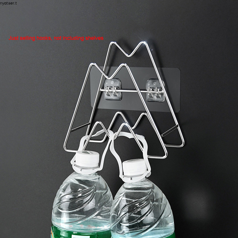 🌷COD🌷กาวอเนกประสงค์ ตะขอล๊อคตะแกรง สำหรับติดที่วางของ ชั้นวางของ ที่แขวนอเนกประสงค์ แขวนตะแกรง - รูปที่ 6