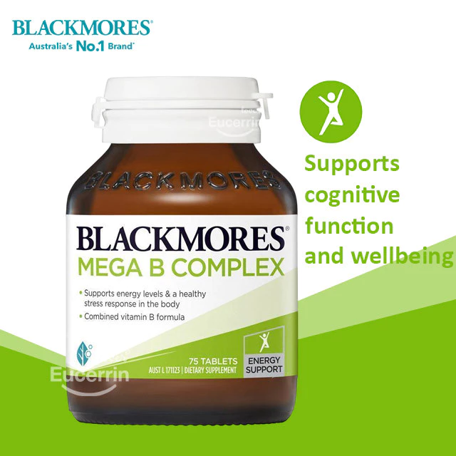 พร้อมส่ง! Blackmores Mega B Complex 75 Tablets วิตามินบี คอมเพล็กซ์ มัลติบี