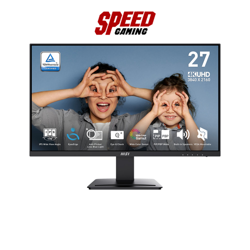 MSI PRO MP273U | 27" IPS 4K 60Hz 4MS | Monitor (จอมอนิเตอร์) | By Speed Gaming
