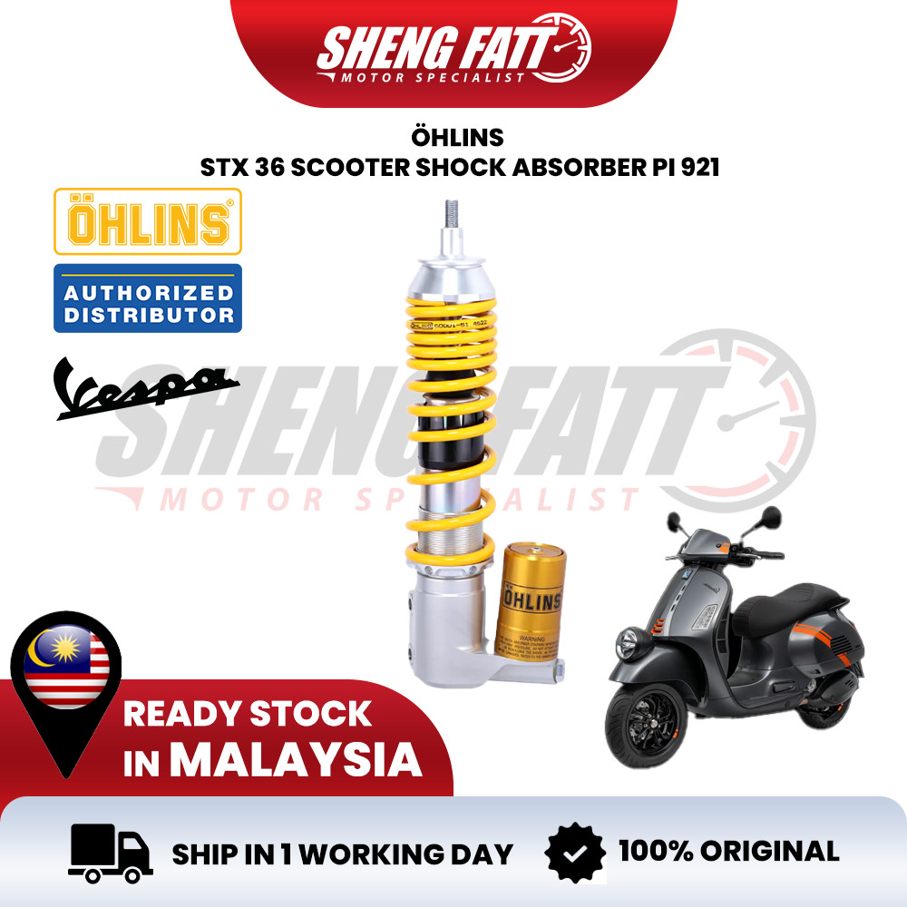 Öhlins STX 36 โช้คอัพสกู๊ตเตอร์ PI 921 ระบบกันสะเทือนหน้ารถจักรยานยนต์ | ระบบกันสะเทือนสกู๊ตเตอร์ | 