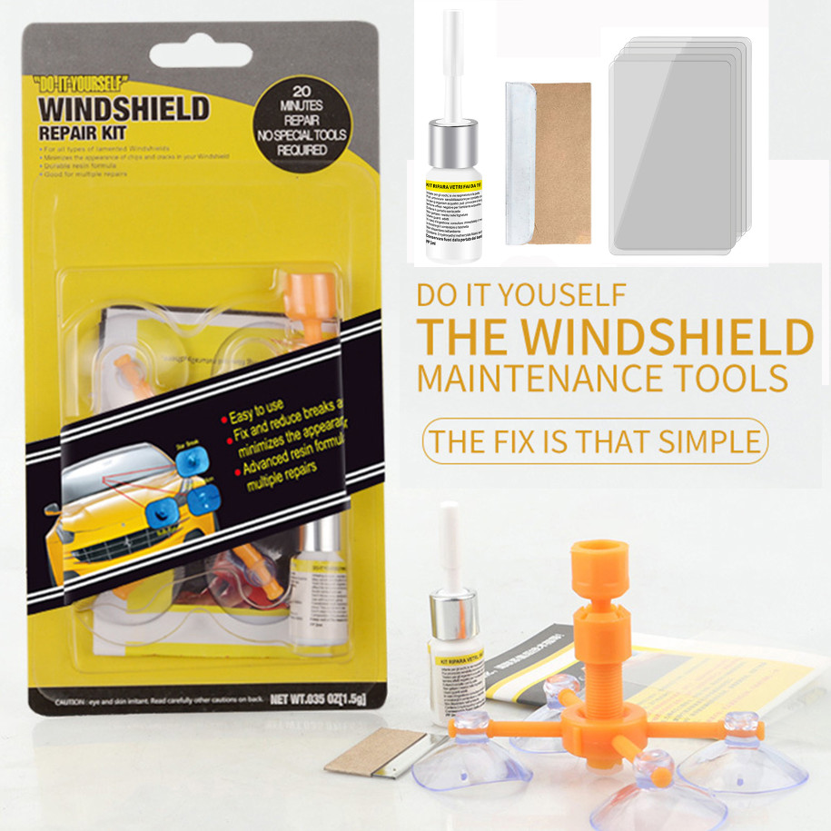 Tools.Shop Rain-x 600001 Windshield Repair Kit For Car Automobile Fixing Set Repair Tools