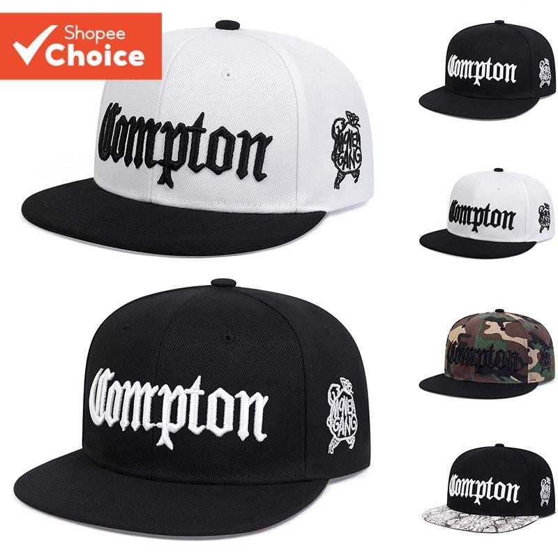 Flat-Brim Hip-Hop หมวกแบนสําหรับผู้ชายปักตัวอักษร Streetwear หมวกปรับได้สําหรับสไตล์เมือง