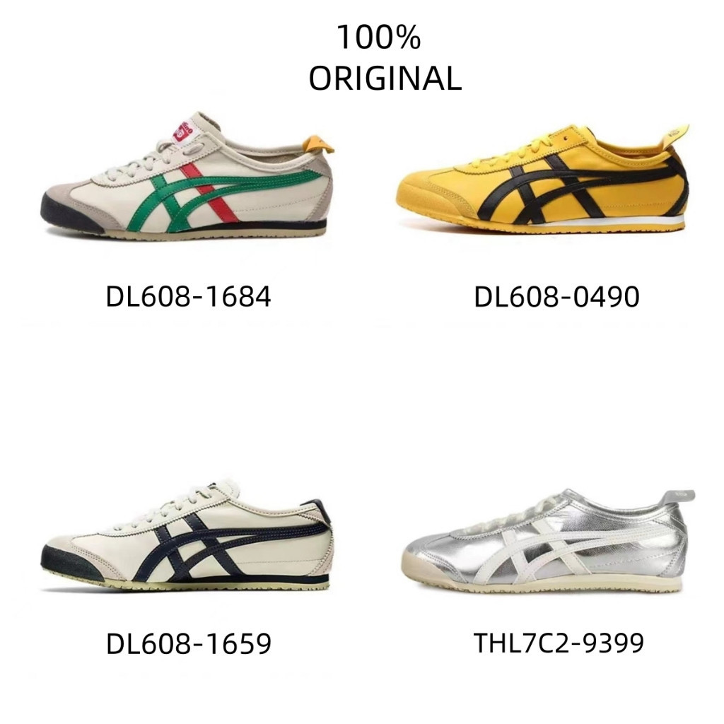 [ของแท้ 100%] Onitsuka mexico 66 รองเท้าลําลอง DL408-1684/DL408-1659/THL7C2-9399/DL408-0490 รองเท้าว