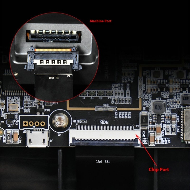 YXA FPC Touchscreens Display Cable สําหรับเครื่องพิมพ์ส่งสัญญาณติดตั้งง่าย