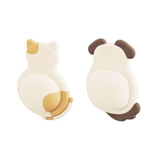 SHAR 1/2/4 ชิ้นกันชนประตู, กันกระแทกยางนุ่ม Anti Collision Pads, Anti-slip Mute Design Self กาว Handle กันชน Home