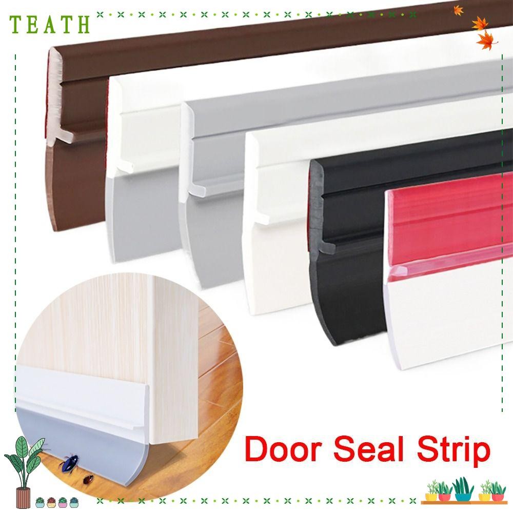 แถบซีลประตู TEATH, แถบร่างประตูป้องกันการชนกันของกันเสียง, ประตู PVC Weatherstrip แบบมีกาวในตัวแบบยืดหยุ่น