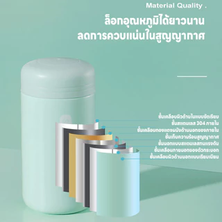 แก้วเก็บความร้อนความเย็น กระบอกน้ำ 150ML แก้วน้ำ แก้วกาแฟ กระติกน้ำสุญญากาศ ขวดน้ำแบบพกพา เก็บอุณหภูมิได้ยาวนาน