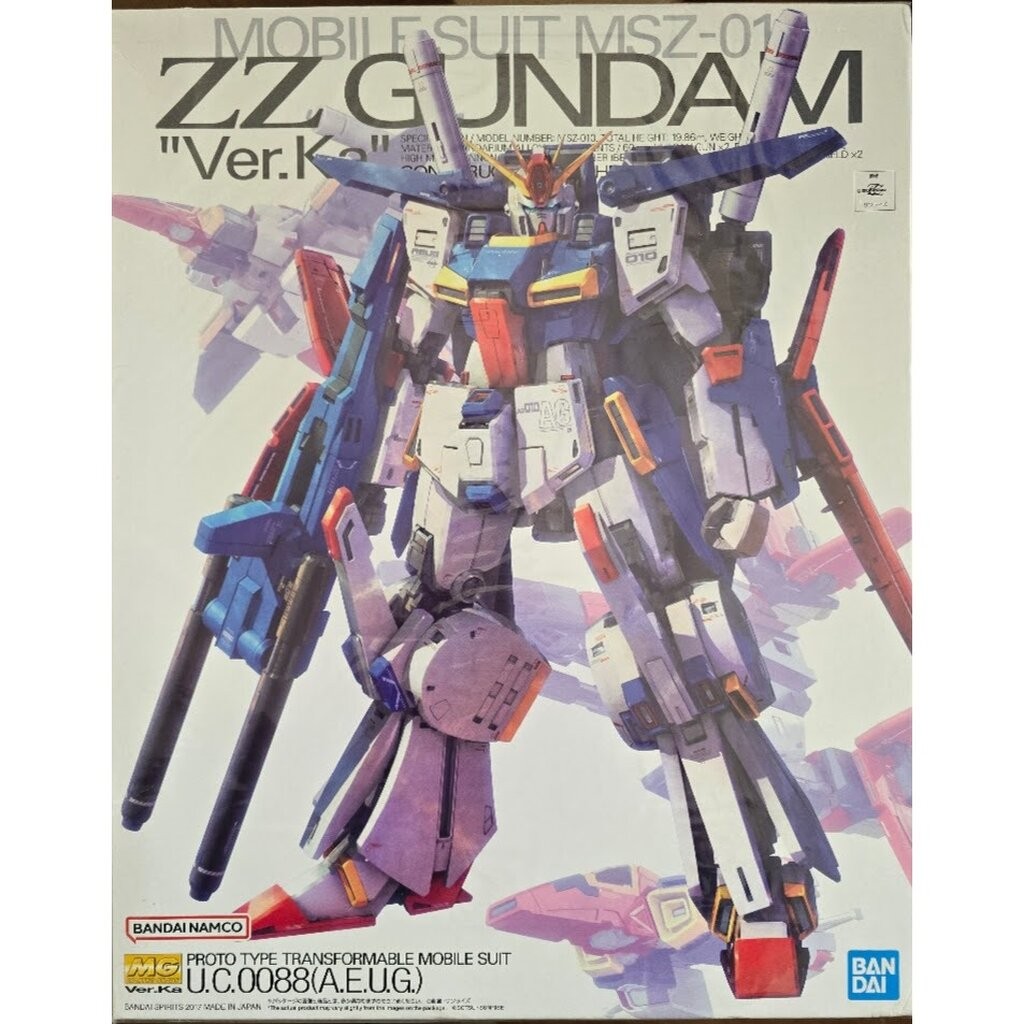 [พร้อมส่ง] Bandai MG ZZ Gundam Ver.Ka