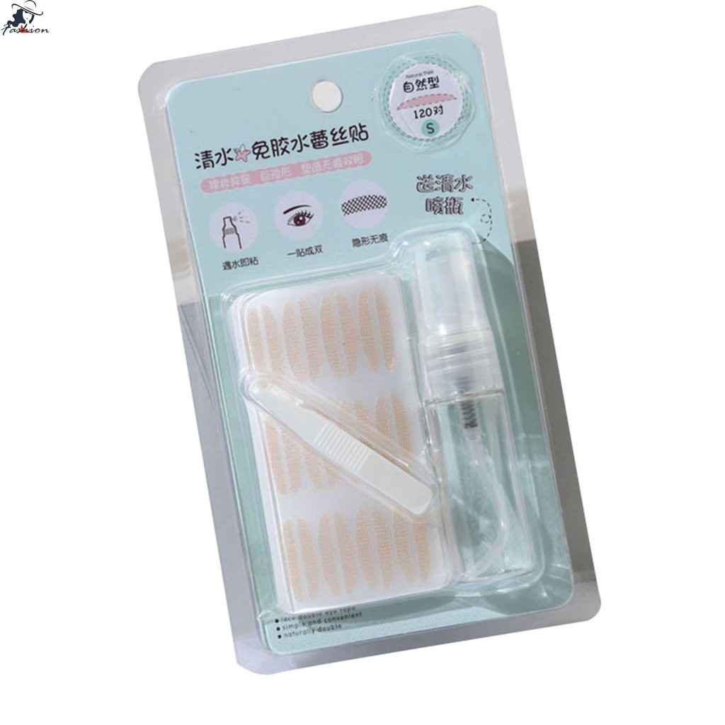 120 คู่ Invisible Eye-Lifting โดย Sticked Double Eyelid Tape สติกเกอร์ทั้งแถบยกฝาตาทันทีเหนียวด้านข้าง