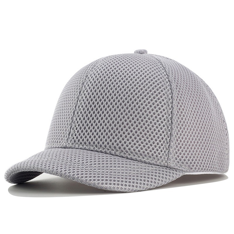Summer solid color personality short eaves baseball cap