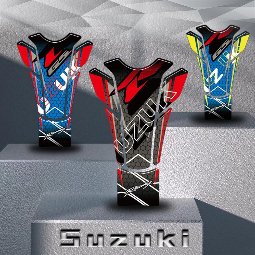 3D รถจักรยานยนต์การใช้ถังสติกเกอร์ส้อม Triple Tree Upper Protector Decal อุปกรณ์เสริมสําหรับ suzuki 
