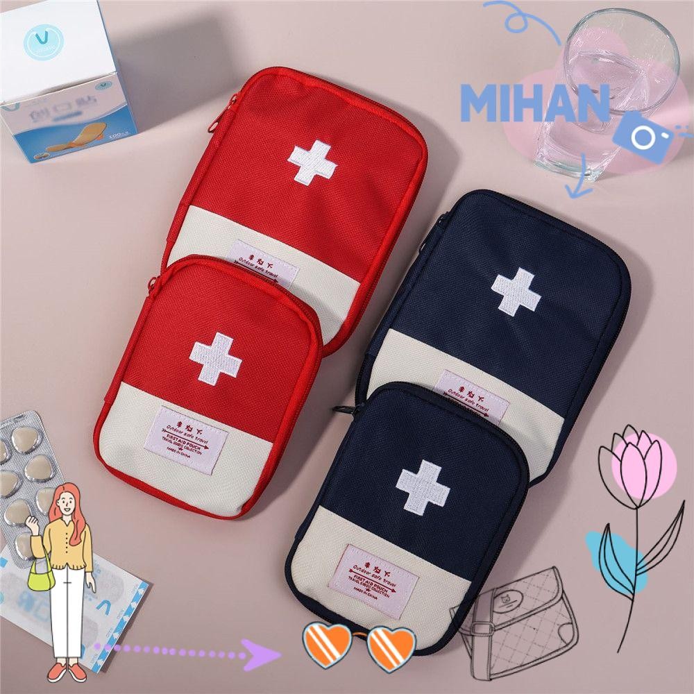 มิฮัน ชุดฉุกเฉินในครัวเรือนแบบพกพาเดินทางยาถุงเก็บยา