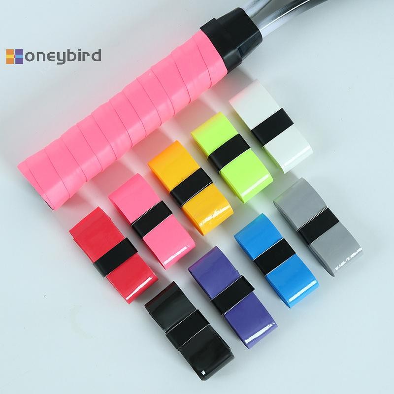 Honeybird 1 PC ไม้เทนนิสแห้ง Grip Anti-skid ดูดซับเหงื่อ Wraps Taps แบดมินตัน Grips Racquet Overgrip กีฬา Sweatband
