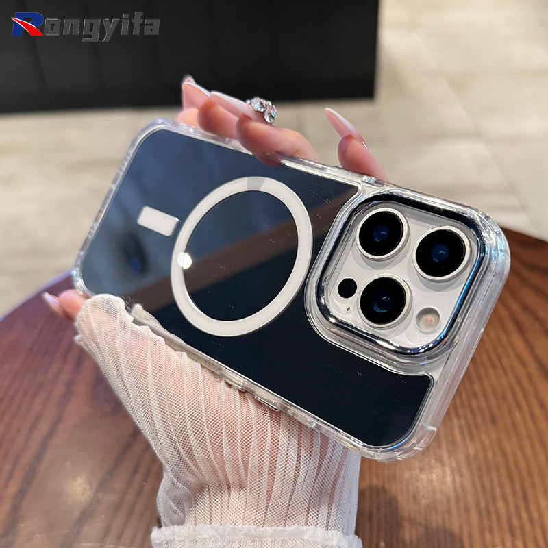 กระจกแม่เหล็กสําหรับVivo IQOO Z10 Z9 Turbo + Z9X Z9s Pro U5E U5X U5 U3 U3X Z5X Z3 Z1 5G 4Gเคสโทรศัพท