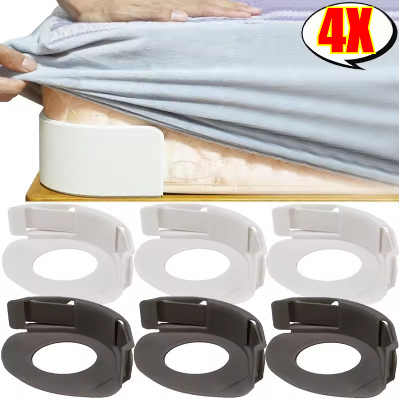 ตัวยึดผ้าปูที่นอนป้องกันการชิฟต์ – คลิปที่มองไม่เห็นสําหรับงานหนักสําหรับมุมที่นอนกระชับ ซีเคียว การออกแบบอเนกประสงค์