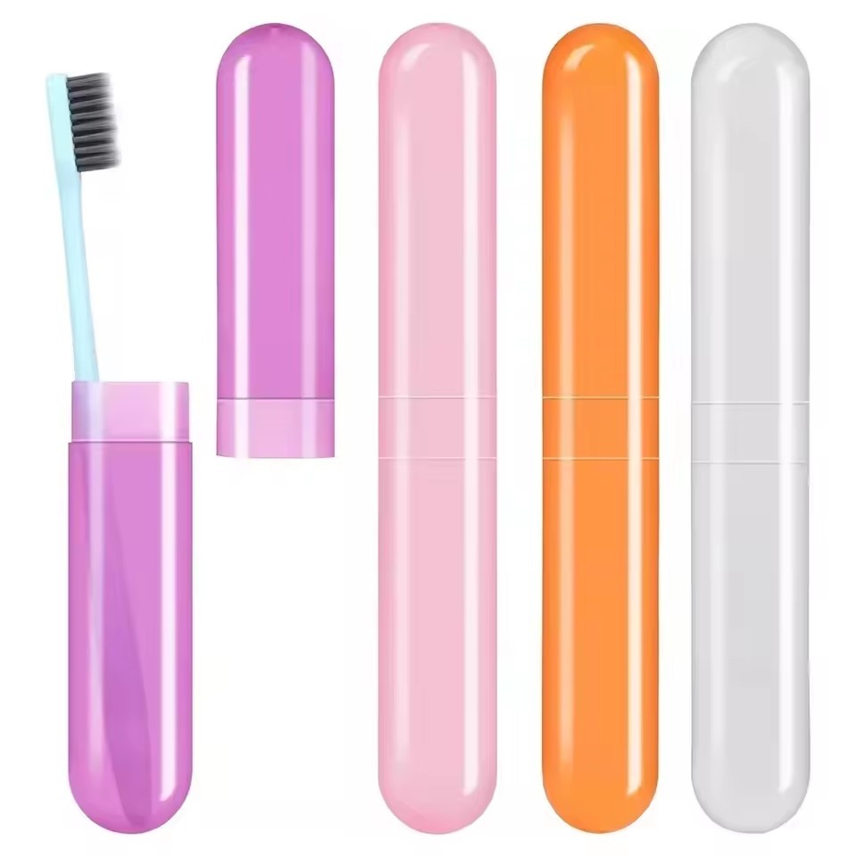 กล่องป้องกันแปรงสีฟันแบบพกพา / การท่องเที่ยว ตั้งแคมป์ กล่องเก็บแปรงฟัน