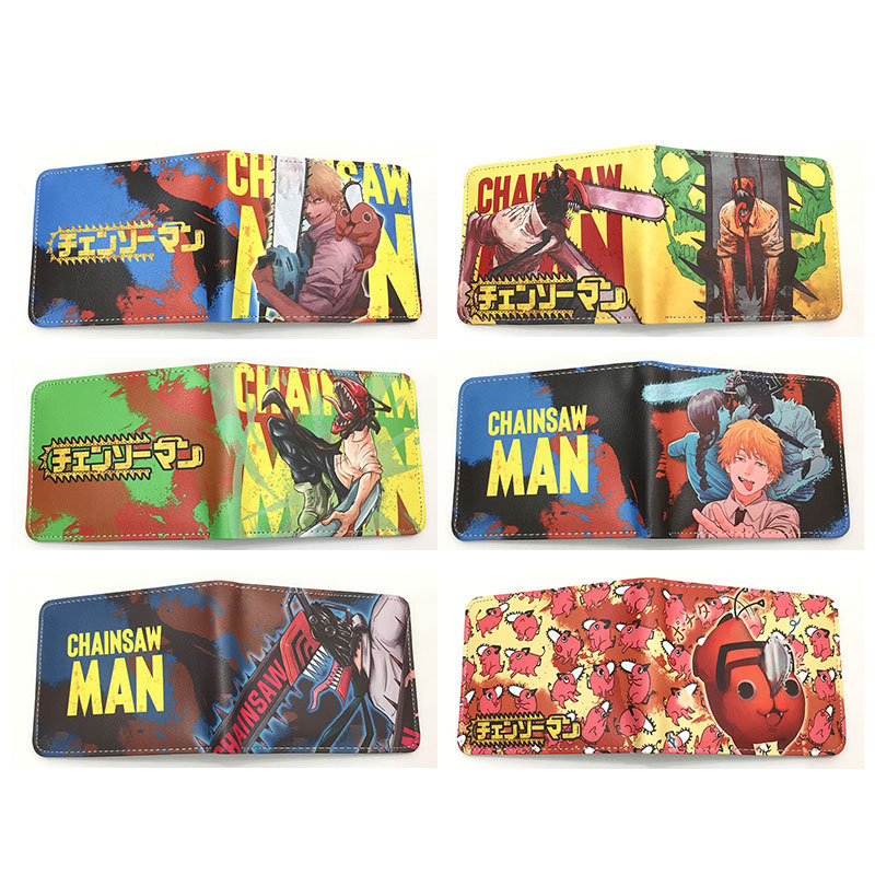 K9I1 Anime Chainsaw Man Pochi Wallet PU Wallet ของขวัญวันเกิด