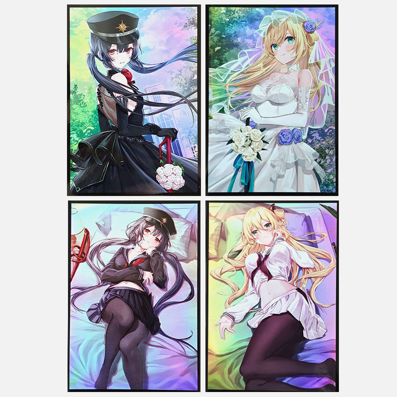 Yu-Gi-Oh Card Holder Sister Card Holder Sky Striker Zero Yi Lushi Card Holder HD Black Bottom Offici